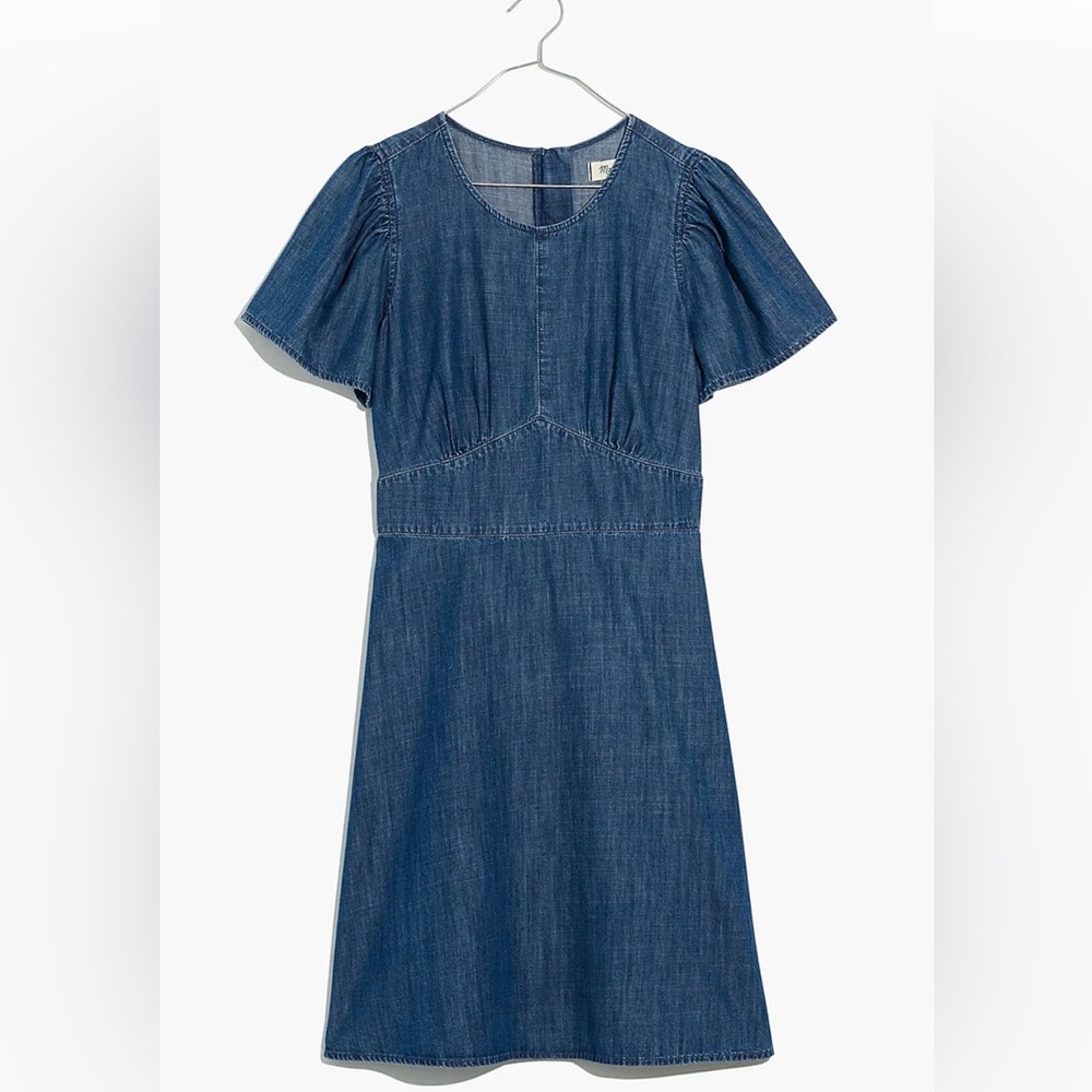 Madewell Blue Midi Dress